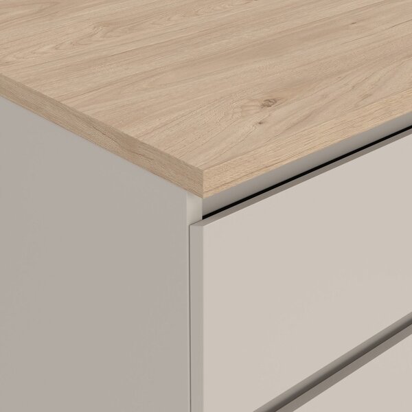 Kremowa komoda 154x76x50 cm Naia – Tvilum