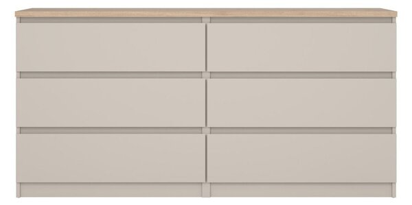 Kremowa komoda 154x76x50 cm Naia – Tvilum