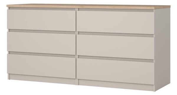 Kremowa komoda 154x76x50 cm Naia – Tvilum