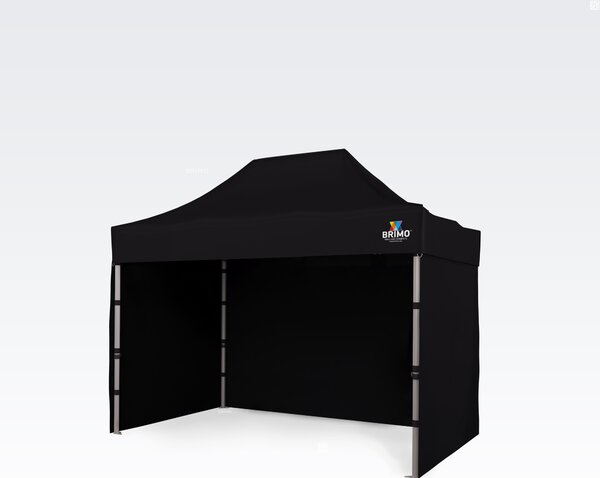 Profesjonalny Namiot Ogrodowy 2x3m ALU EXCLUSIVE (3 ściany) - plus 3 ściany - Czarny