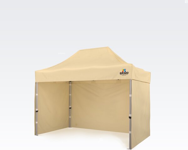 Profesjonalny Namiot Ogrodowy 2x3m ALU EXCLUSIVE (3 ściany) - plus 3 ściany - Beżowy