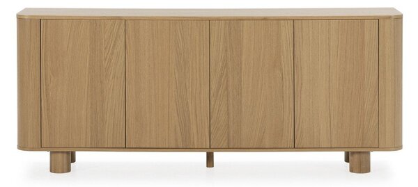 Komoda w dekorze dębu w naturalnym kolorze 180x75x40 cm Padoc – MOME
