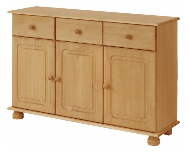 Niska komoda z litego drewna sosnowego 116x76 cm Ella – Støraa