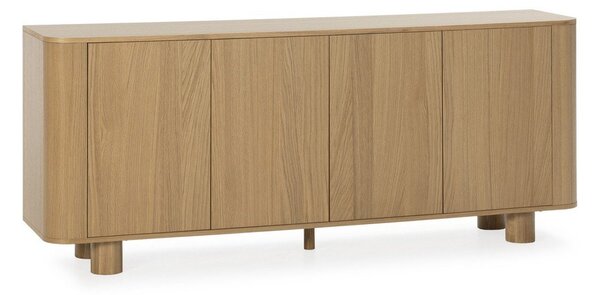 Komoda w dekorze dębu w naturalnym kolorze 180x75x40 cm Padoc – MOME