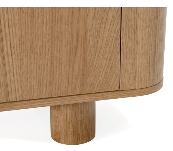 Komoda w dekorze dębu w naturalnym kolorze 180x75x40 cm Padoc – MOME
