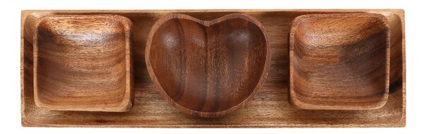 Miski do serwowania z tacą Kora – Premier Housewares