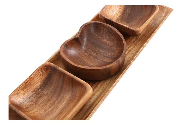 Miski do serwowania z tacą Kora – Premier Housewares