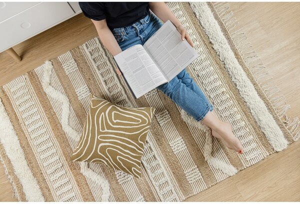 Beżowy dywan z juty Flair Rugs Medina, 120x170 cm