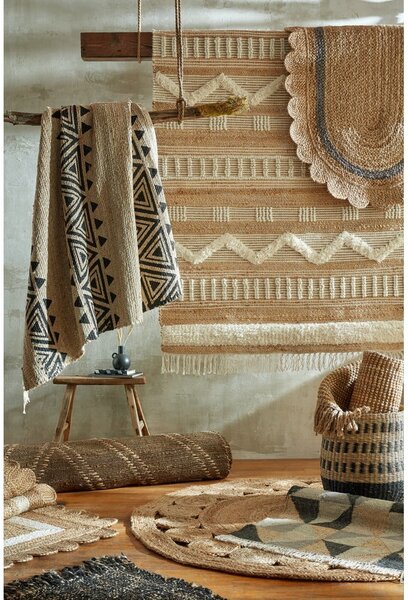 Beżowy dywan z juty Flair Rugs Medina, 120x170 cm