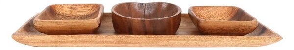 Miski do serwowania z tacą Kora – Premier Housewares