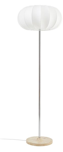 Lampa Podłogowa NOLA, Elovie, biały, salon, tkanina | tekstylia, skandynawski