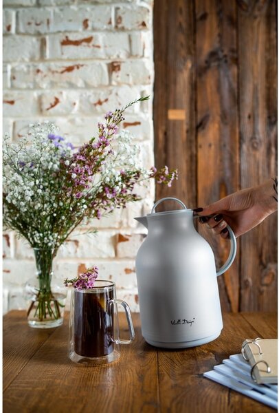 Szary termos Vialli Design, 1 l