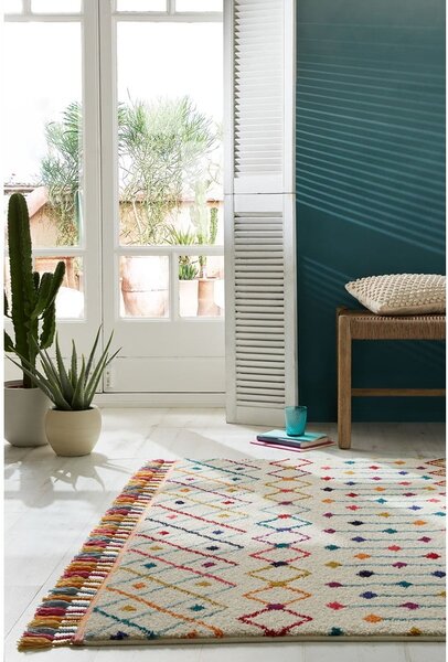 Kremowy dywan dziecięcy 80x150 cm Prairie – Flair Rugs