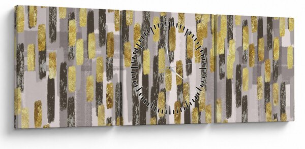 Obraz - Nowoczesna dekoracja (z zegarem) (90x30 cm)