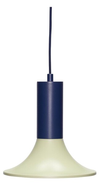 Jasnozielona/ciemnoniebieska metalowa lampa wisząca ze ściemniaczem ø 25 cm Luminary – Hübsch