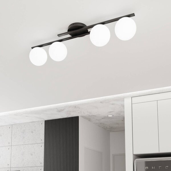 Lampa sufitowa Kairo EMIBIG LIGHTING, możliwość ściemniania, czarny, salon / jadalnia, metal, nowoczesny