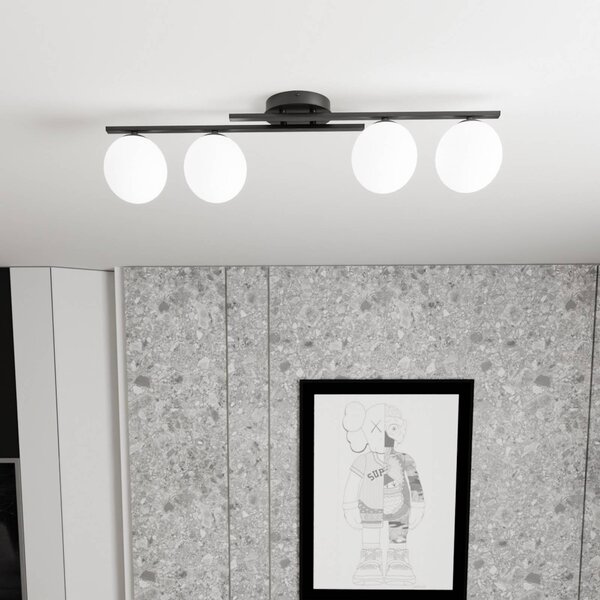 Lampa sufitowa Kairo EMIBIG LIGHTING, możliwość ściemniania, czarny, salon / jadalnia, metal, nowoczesny