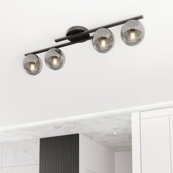 Lampa sufitowa Kairo EMIBIG LIGHTING, możliwość ściemniania, czarny, salon / jadalnia, metal, nowoczesny