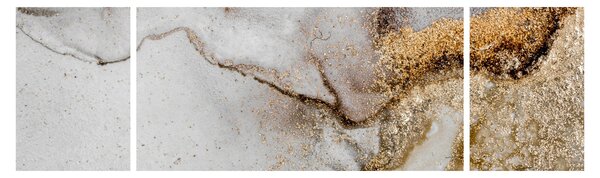 Obraz - Atrament marmurkowy (170x50 cm)