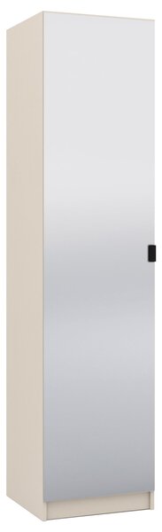 Szafa z lustrem 50 cm do garderoby modułowej Foxen Cashmere