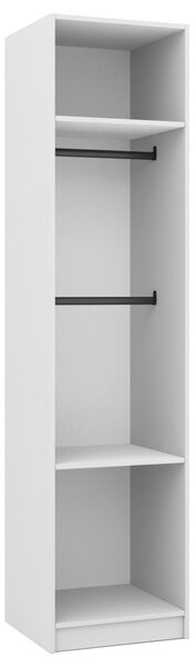 Szafa z lustrem 50 cm do garderoby modułowej Foxen Cashmere