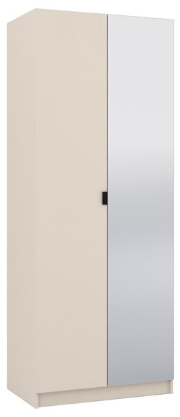 Szafa z lustrem 80 cm do garderoby modułowej Foxen Cashmere