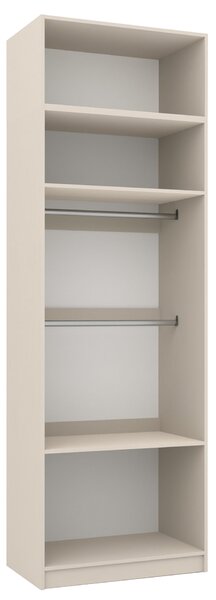Szafa z nadstawką otwarta 80 cm do garderoby modułowej Foxen Cashmere