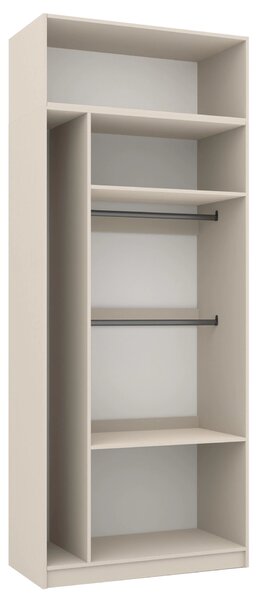 Szafa z nadstawką otwarta 100 cm do garderoby modułowej Foxen Cashmere