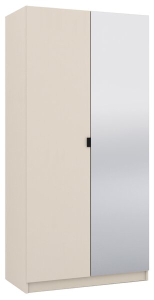 Szafa z lustrem 100 cm do garderoby modułowej Foxen Cashmere