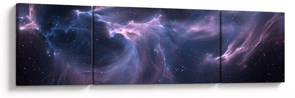 Obraz - Kosmiczna mgławica (170x50 cm)