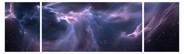 Obraz - Kosmiczna mgławica (170x50 cm)