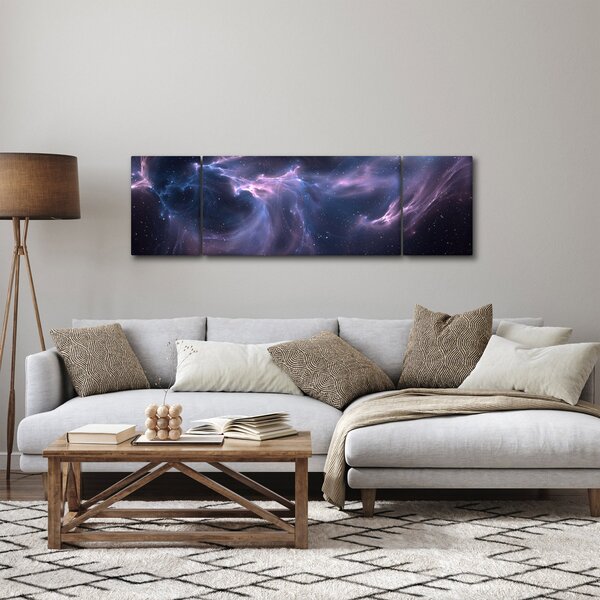 Obraz - Kosmiczna mgławica (170x50 cm)