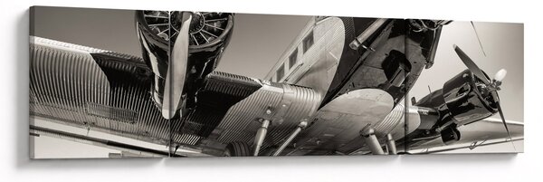 Obraz - Historyczne samoloty (170x50 cm)