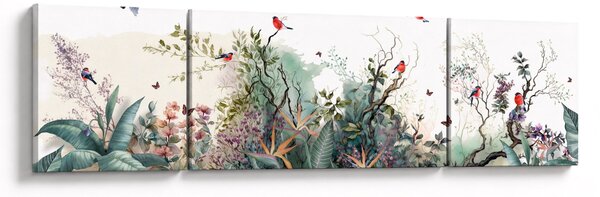 Obraz - Naturalny krajobraz, akwarela (170x50 cm)