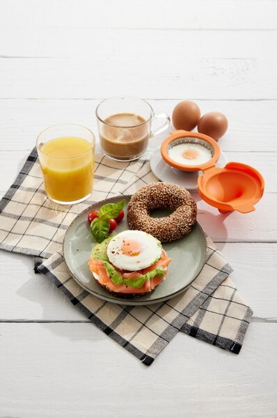 Silikonowe foremki na jajka w koszulkach zestaw 2 szt. Pouched egg cooker – Lékué