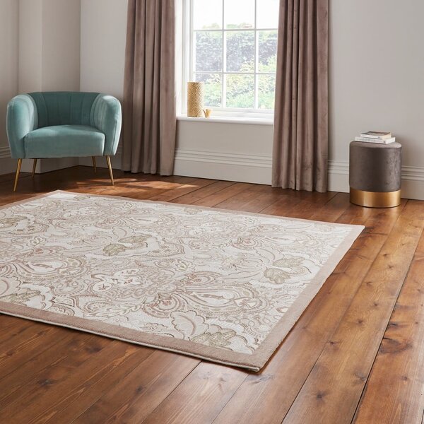 Kremowy dywan 120x170 cm Damask Bronze – Think Rugs