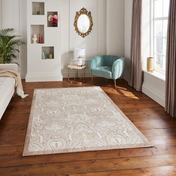 Kremowy dywan 120x170 cm Damask Bronze – Think Rugs