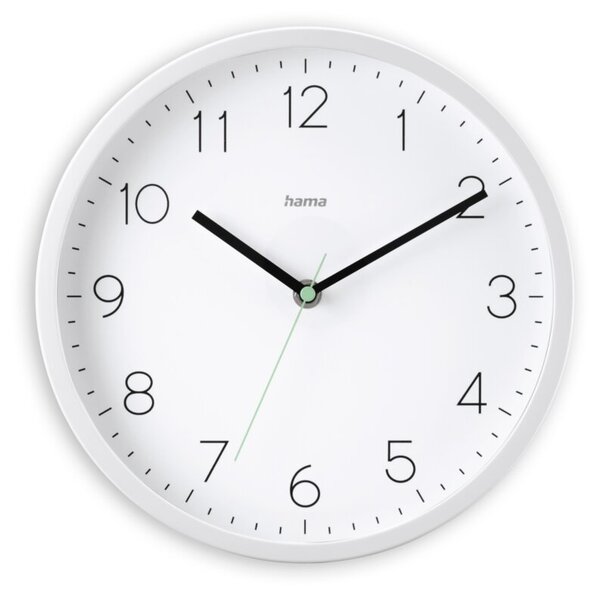 Zegar ścienny HAMA Menorca 25 cm Biały