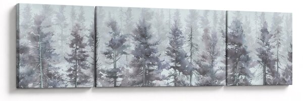 Obraz - Pine forest II, aquarel (170x50 cm)