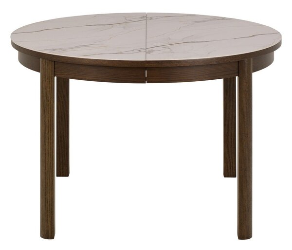 Okrągły rozkładany stół z ceramicznym blatem ø 120 cm Southampton – Actona