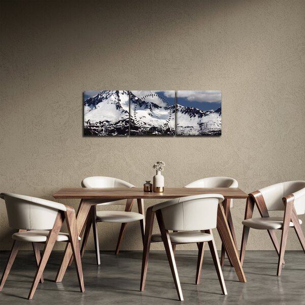 Obraz - Park Narodowy Kenai Fjords (z zegarem) (90x30 cm)