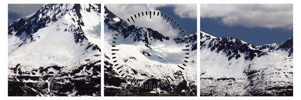 Obraz - Park Narodowy Kenai Fjords (z zegarem) (90x30 cm)