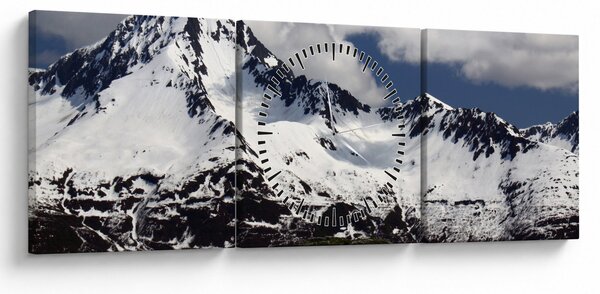 Obraz - Park Narodowy Kenai Fjords (z zegarem) (90x30 cm)