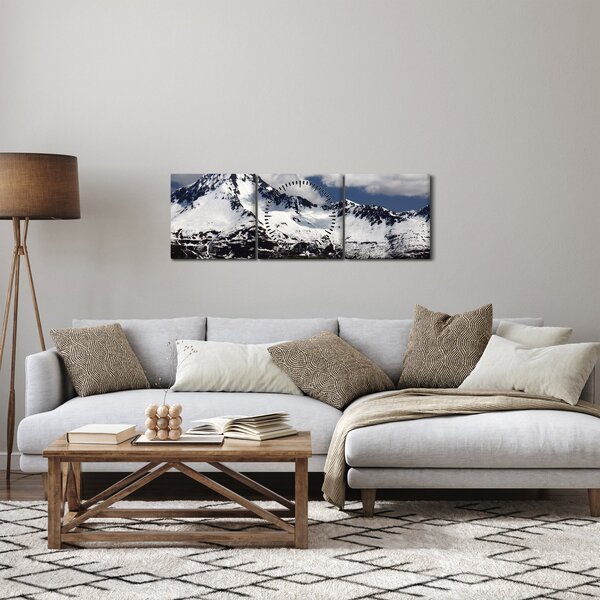 Obraz - Park Narodowy Kenai Fjords (z zegarem) (90x30 cm)