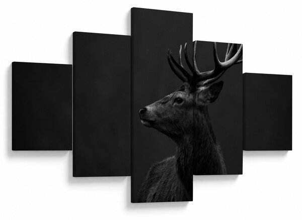 Obraz - Portret jelenia (125x70 cm)