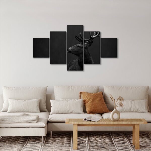 Obraz - Portret jelenia (125x70 cm)