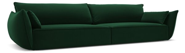 Ciemnozielona aksamitna sofa 248 cm Vanda – Mazzini Sofas