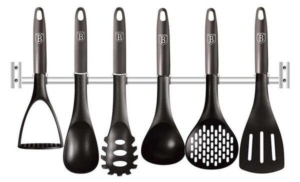 Zestaw przyborów kuchennych BERLINGER HAUS Carbon Pro Collection BH-6330 (7 elementów)