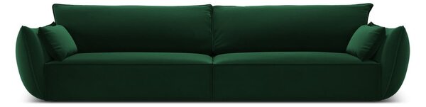 Ciemnozielona aksamitna sofa 248 cm Vanda – Mazzini Sofas