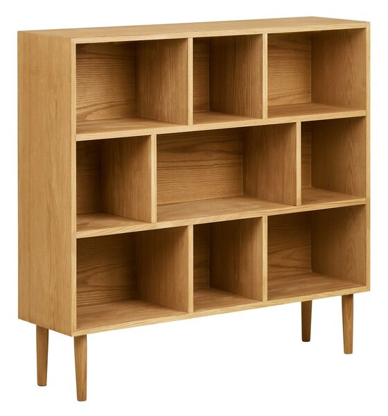 Regał w dekorze dębu w naturalnym kolorze 112x104,5x30 cm Oshawa – House Nordic